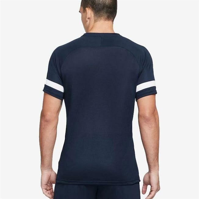 Nike M Nk Df Acd21 Top SS CW6101-451 Lacivert Erkek Futbol Tişörtü