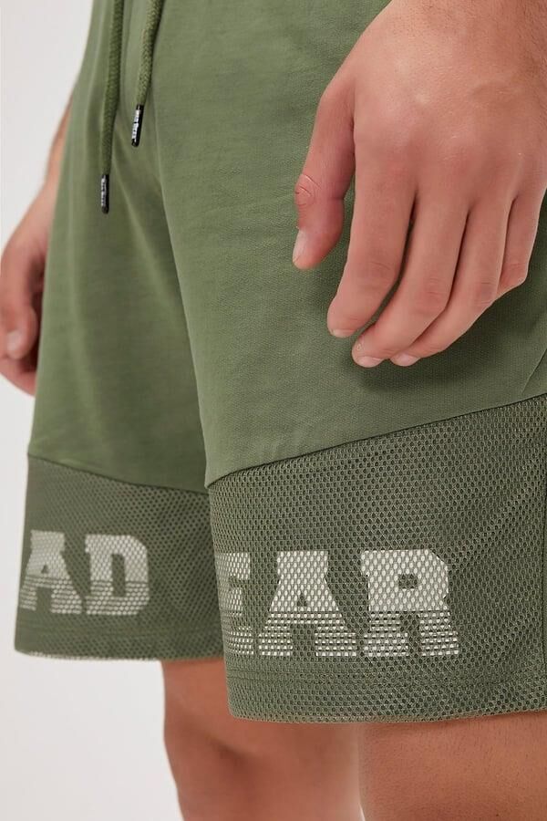 Bad Bear Grid 24.01.18.012Y Yeşil Erkek Şort