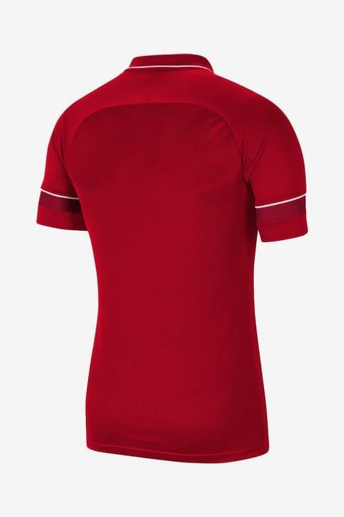 Nike Y Academy 21 Polo CW6106-657 Kırmızı Çocuk Polo Yaka Tişört