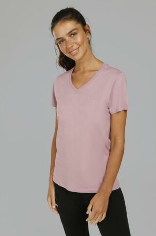 Lumberjack Basic Modal V Neck 101087036 Kadın T-Shirt