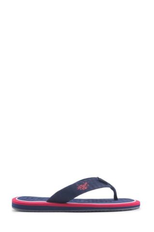U.S. Polo Assn. Vitus 4FX 101685235 Lacivert Erkek Parmak Arası Terlik Lacivert - 41