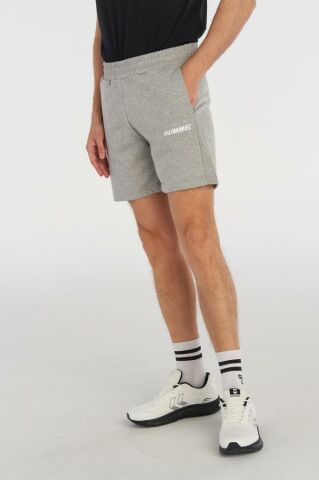 Hummel Elemental Cotton Gri Melanj Erkek Şort
